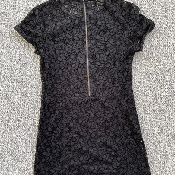 SOLD - Aritzia Talula Black Lace Mini Dress - Picture 4 of 5